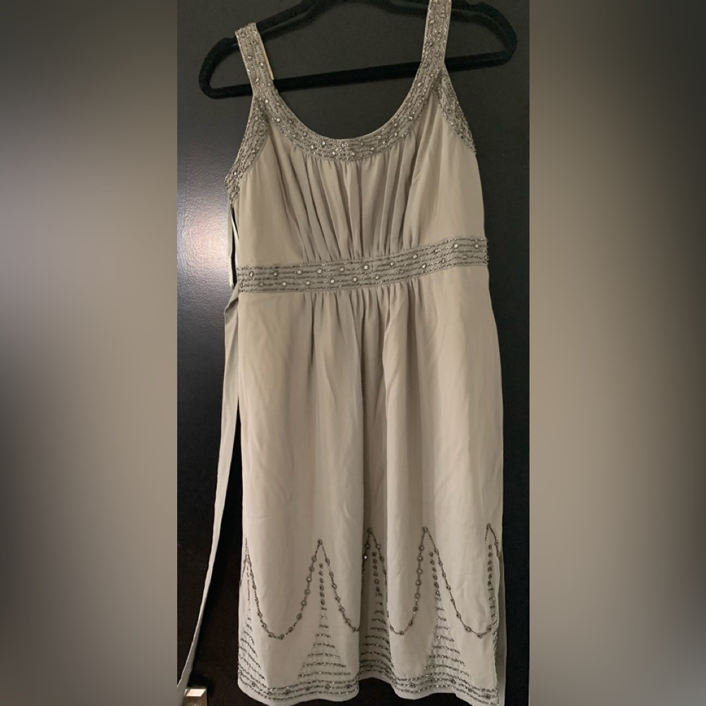 Beaded maternity dress